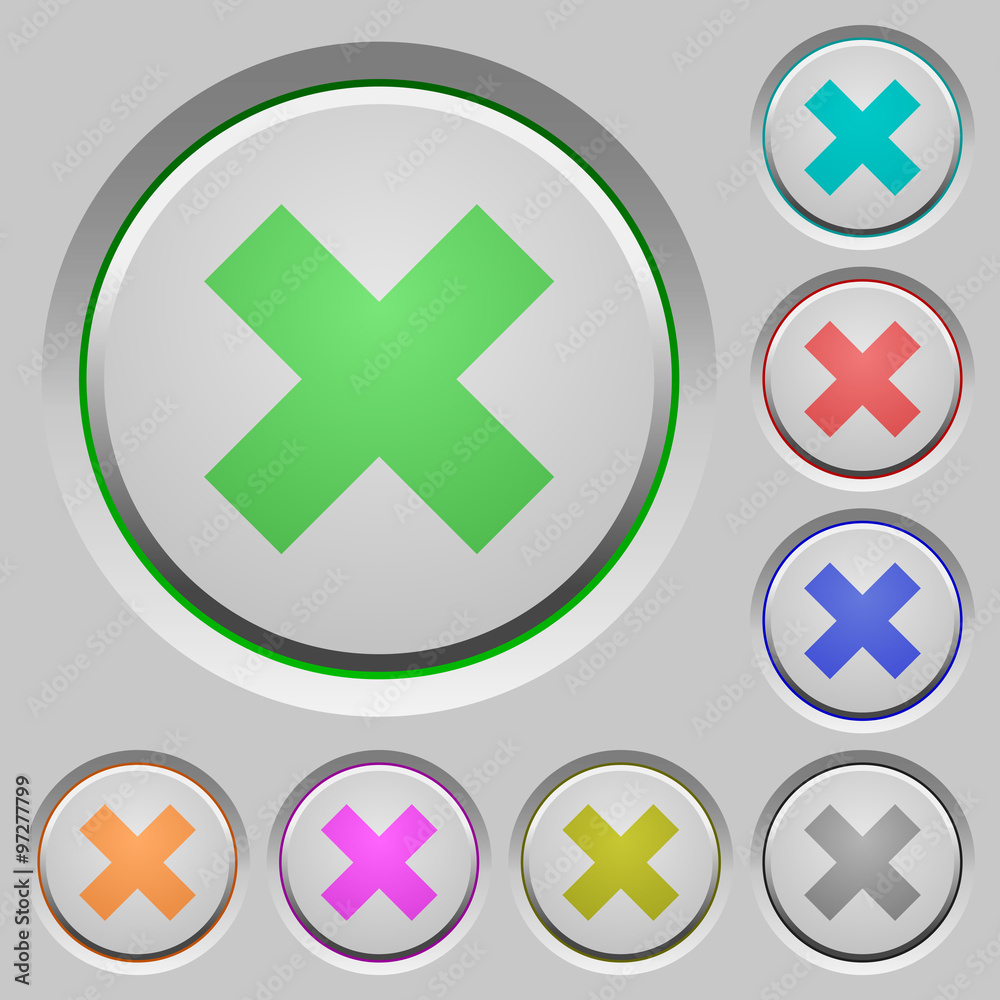 Cancel push buttons Cancel push buttons