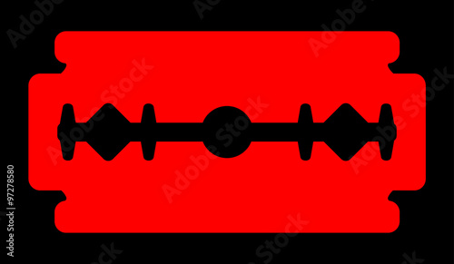 Red Razor Blade