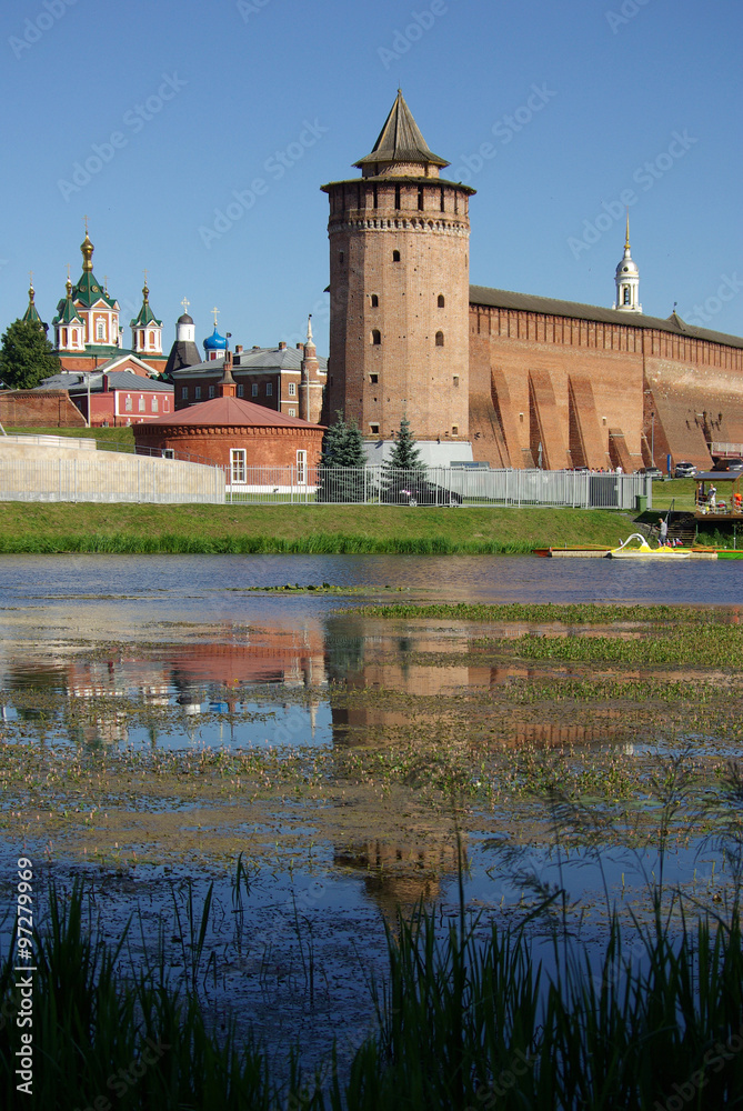 KOLOMNA, RUSSIA - June 12, 2014: Marina tower of Kolomna Kremlin