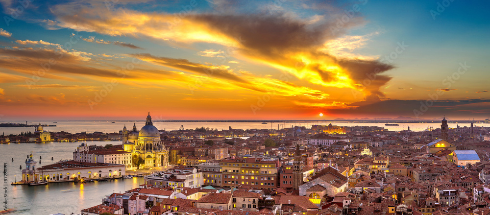 Obraz premium Aerial view of Venice