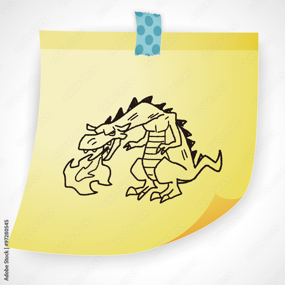 dragon doodle dragon doodle