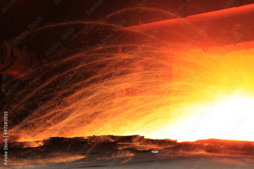 Obraz premium Steelmaking workshop