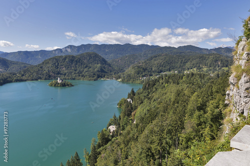 Lake Bled in Slovenia with Church of the Assumption © Panama