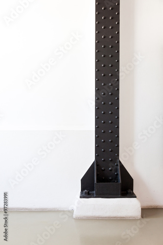 Industrial production - a steel column factory