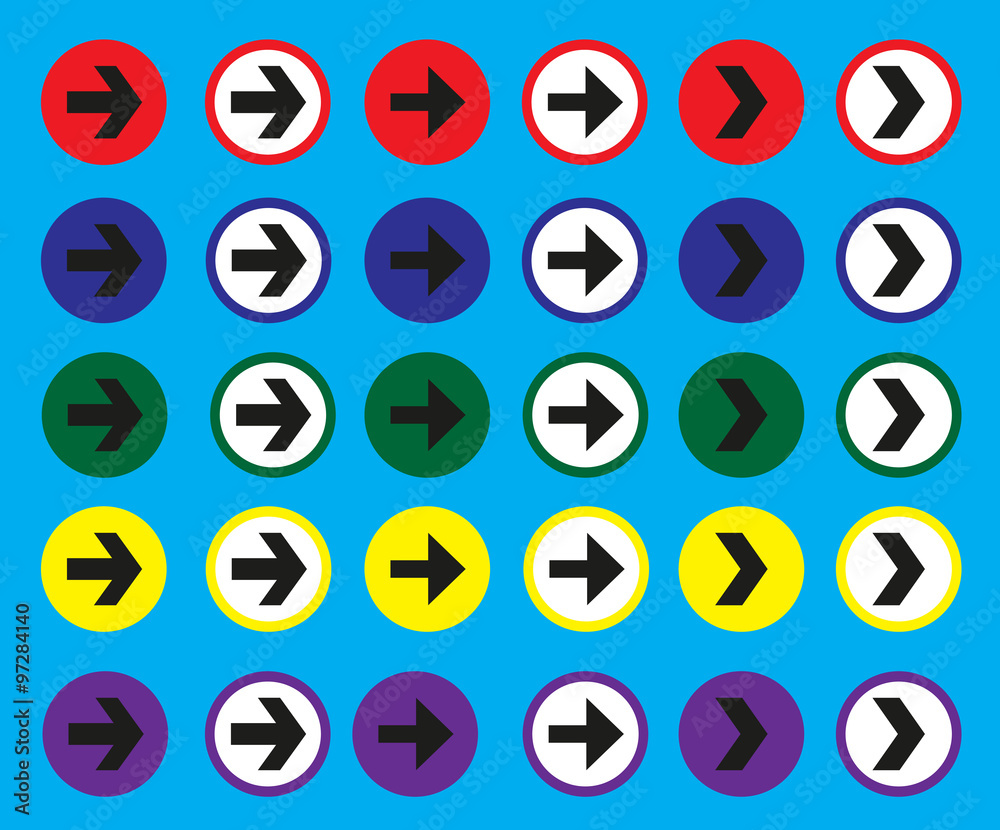Colour Arrows Set Colour Arrows Set