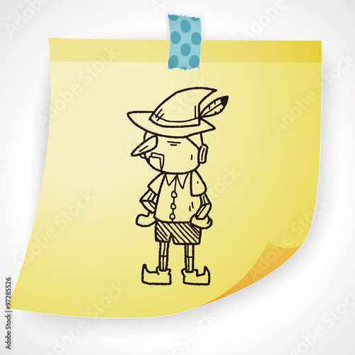 pinocchio doodle