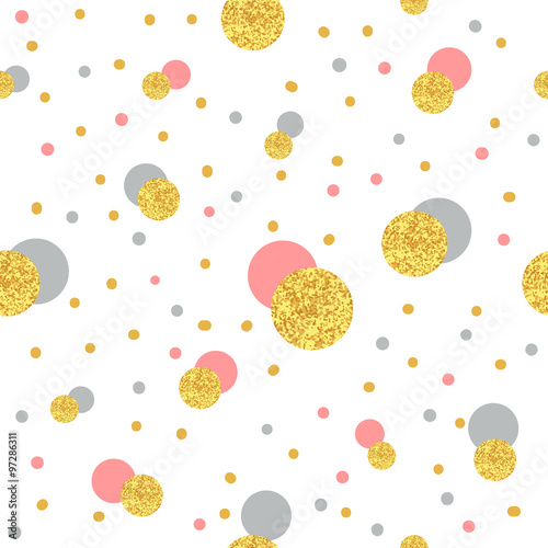 Sparkling dots pattern. Celebration background.