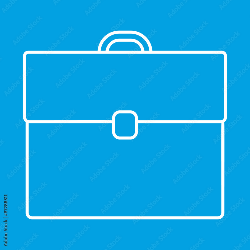 Briefcase thin line icon Briefcase thin line icon