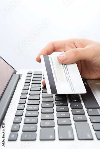 Buying online using credit card