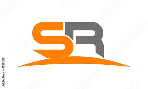 Fototapeta Naklejka Na Ścianę i Meble -  Letter SR Logo