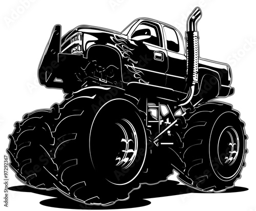 Cartoon Monster Truck