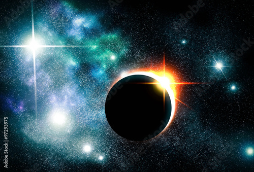 Eclipse Universe Starscape Background