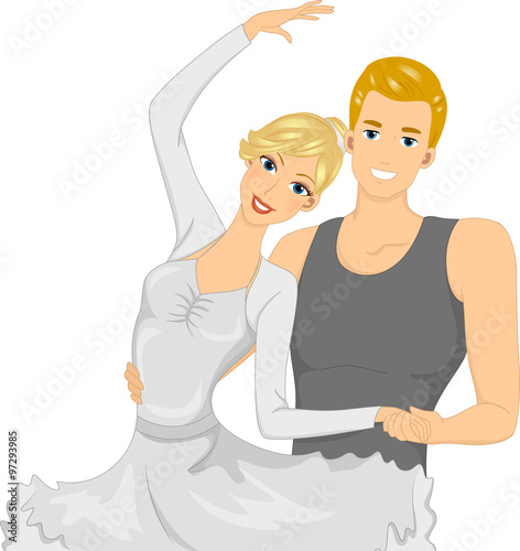 Couple Ballet Partner Pose