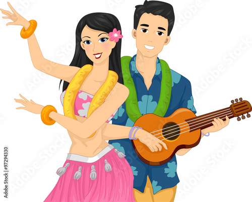 Couple Hawaiian Performance