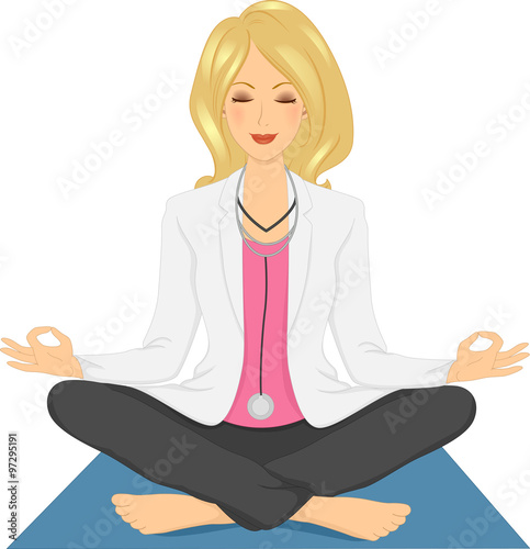 Girl Doctor Yoga Alternative Medicine