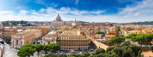 Rome and Basilica of St. Peter in Vatican