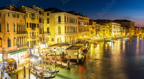 Canal Grande in Venice  Italy