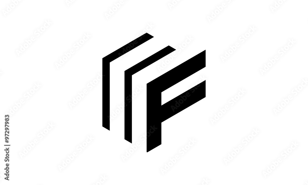 initial letter M and F logo design template initial letter M and F logo design template