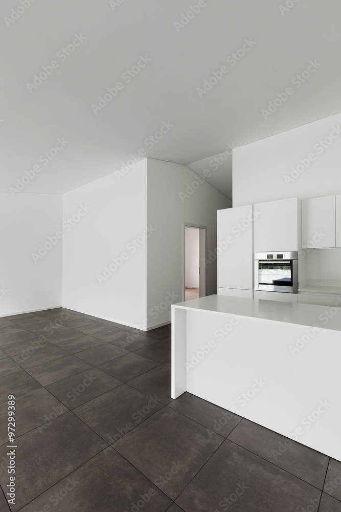 modern apartment, domestic kitchen modern apartment, domestic kitchen
