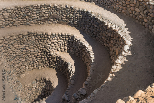 Cantalloc Aqueduct near Nazca, Peru photo