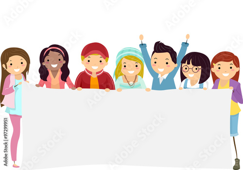 Stickman Teens College Banner