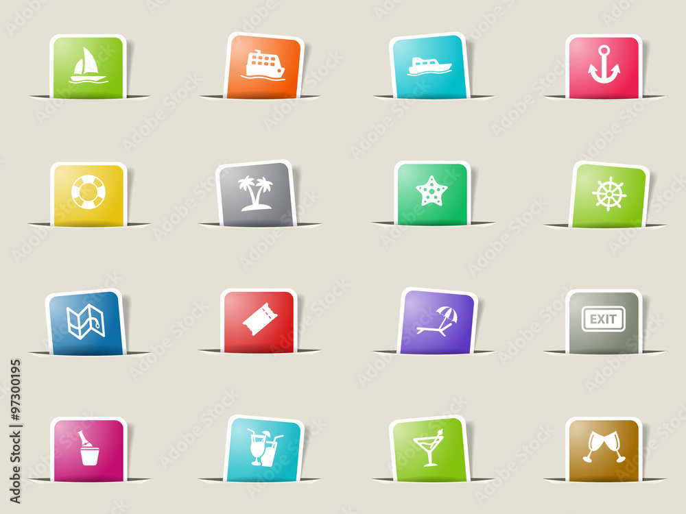 Cruise simply icons Cruise simply icons
