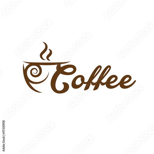 Illustration concept of coffee cup. Vector