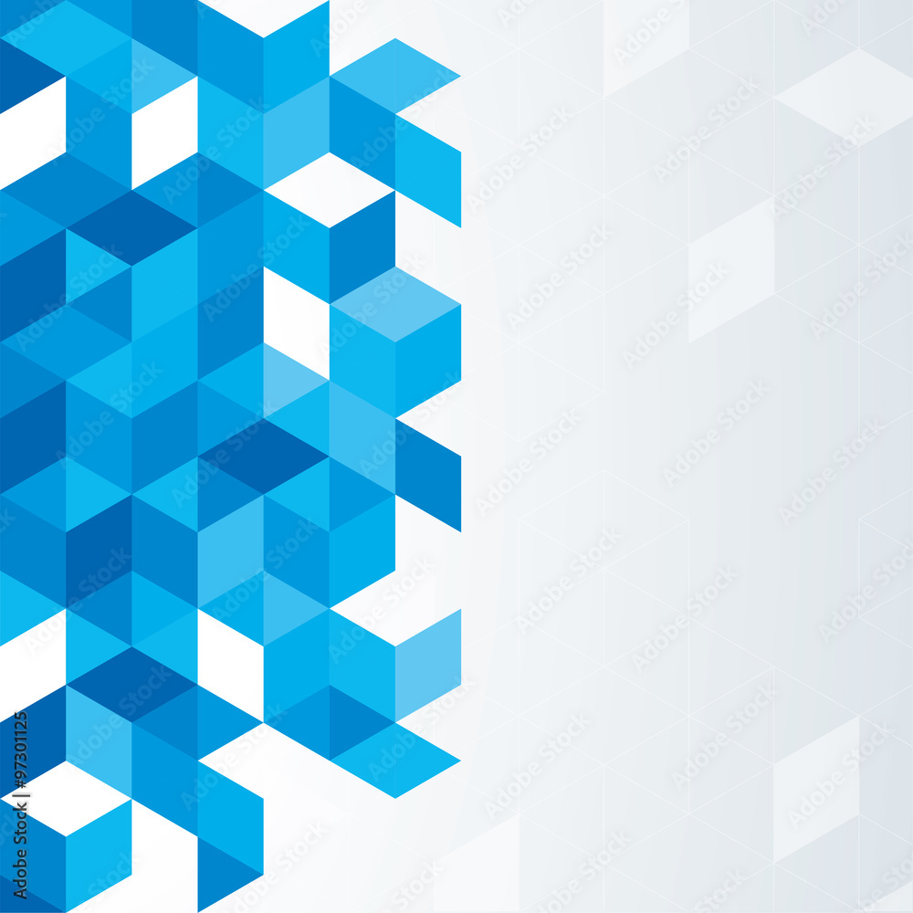 Blue Abstract Geometric Baackground Blue Abstract Geometric Baackground
