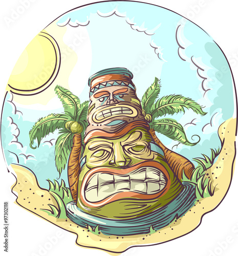 Tiki Statue