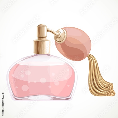 Perfume isolated on a white background
