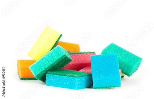 Image of colored sponges