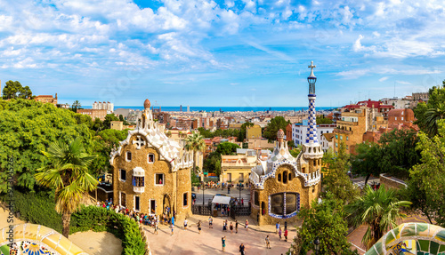 Park Guell in Barcelona, Spain #97304526