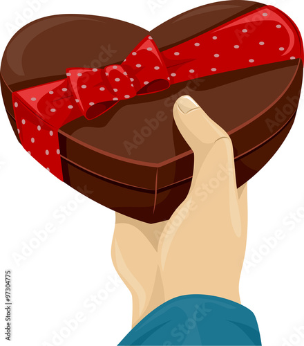 Valentines Hand Gift Chocol...