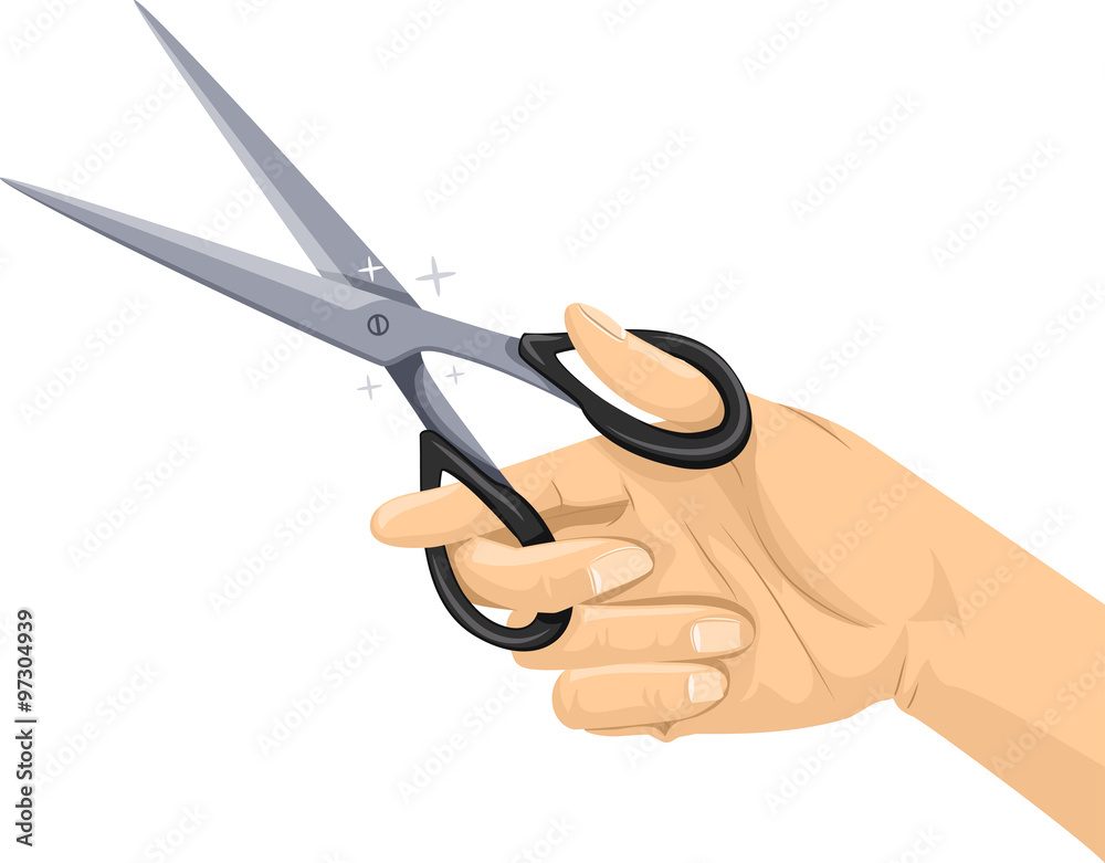Cropped Hand Scissors Cropped Hand Scissors