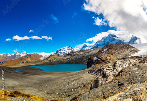 Alps mountain landscape in Swiss