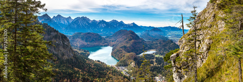 Alps and lakes in Germany photo
