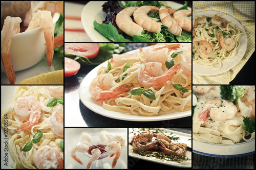 Shrimp Collage