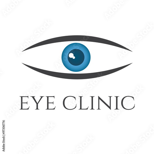 Eye vision vector design template
