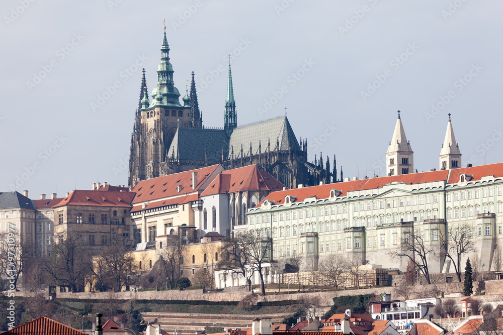 Obraz premium View on the Prague castle