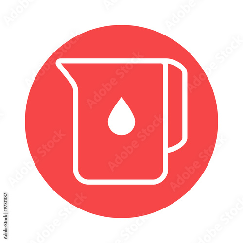 Water filter icon