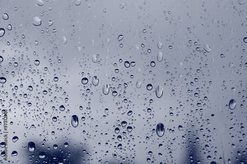Rain drops on window , rainy day Rain drops on window , rainy day