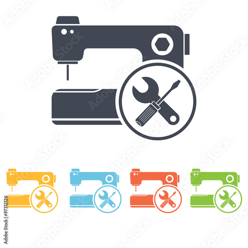 Repair of household appliances icon