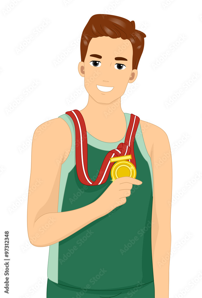 Man Gold Medal Man Gold Medal