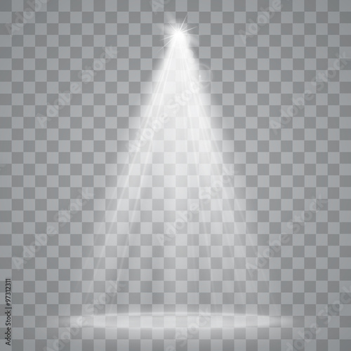 Vector Isolated Spotlight