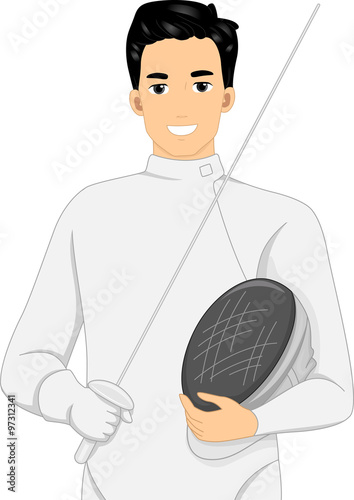 Man Fencing
