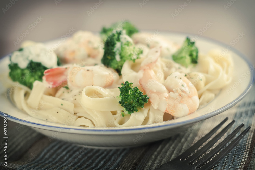 Fettuccine Alfredo Shrimp Fettuccine Alfredo Shrimp