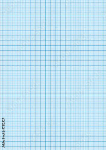 Graph paper cyan color on a4 sheet size