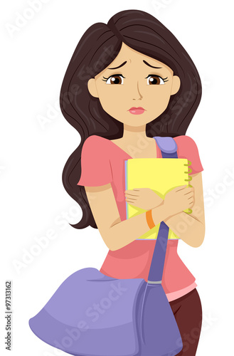 Teen Girl Worried College Prospects