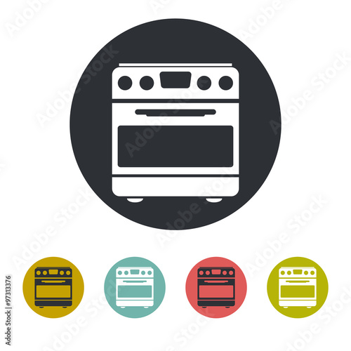Gas stove icon