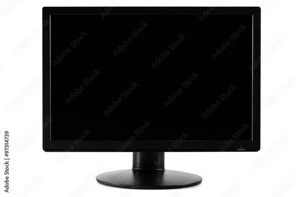 Black Screen of a Computer Screen Monitor Black Screen of a Computer Screen Monitor